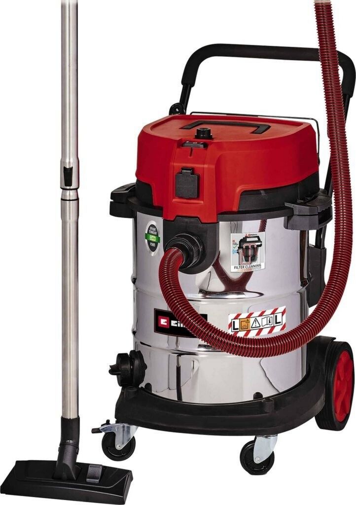 Einhell TE-VC 2350 SACL 2342475 Aspirateur eau et poussières filtration HEPA réservoir 50 L 1 600 W Avec sac Filtre HEPA Secteur pour Extérieur 74 dB