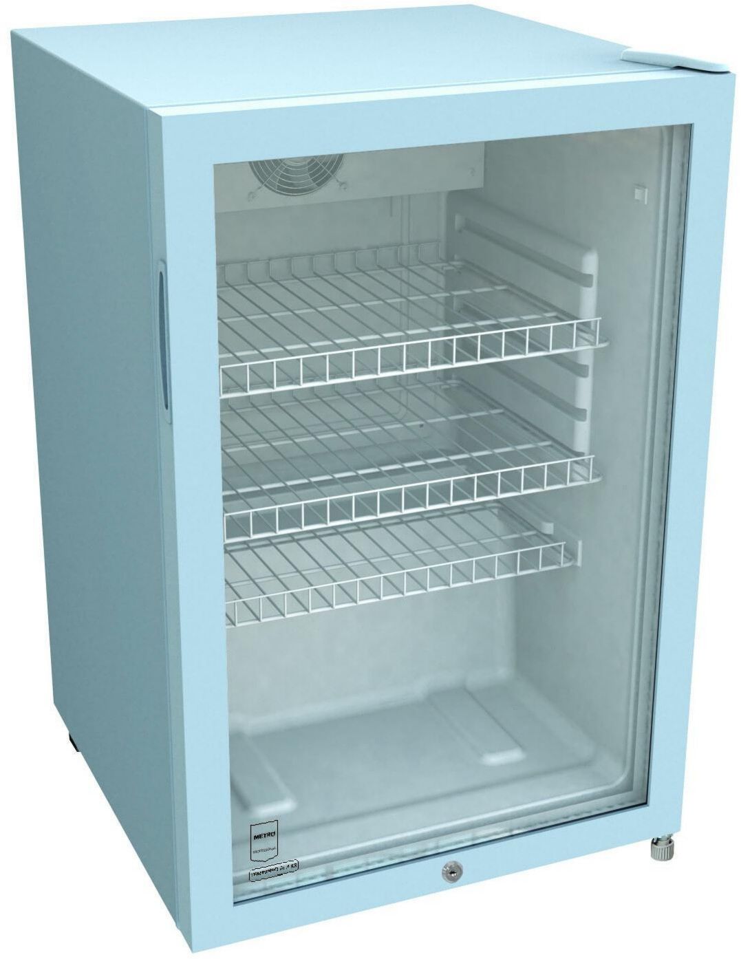 Armoire réfrigérée à boissons Metro Professional GSC2125 118 L Statique largeur 54,5 cm Verre Blanc hauteur 84 cm profondeur 54 cm