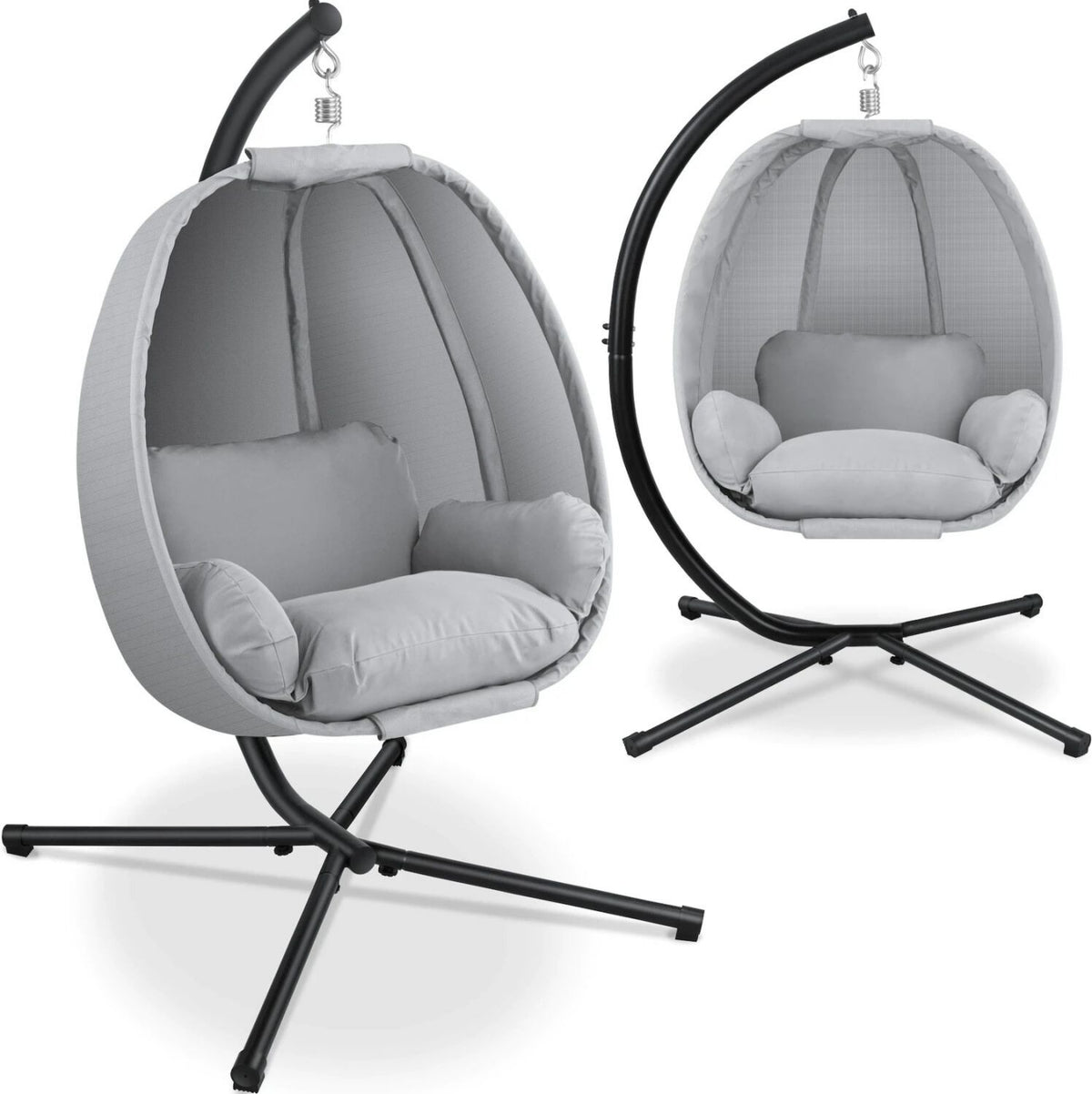 Fauteuil suspendu avec support structure en acier – pour 1 personne Kesser Luxe 21883 150 kg
