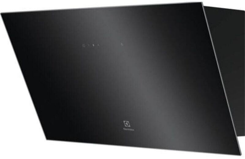 Electrolux LFV336K Hotte aspirante largeur 59,8 cm Recyclage, Évacuation 1 moteur Filtre à graisse adapté au lave-vaisselle, Lampe LED 220-240 V Métal