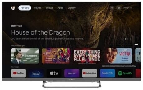 Téléviseur Smarttech FG01V 40FG01V 40 pouces 1.920 x 1.080 pixels 180 cd/m² 16:9 101 cm Bluetooth Wi-Fi Petite (<15 m²) Hbb TV, Smart TV