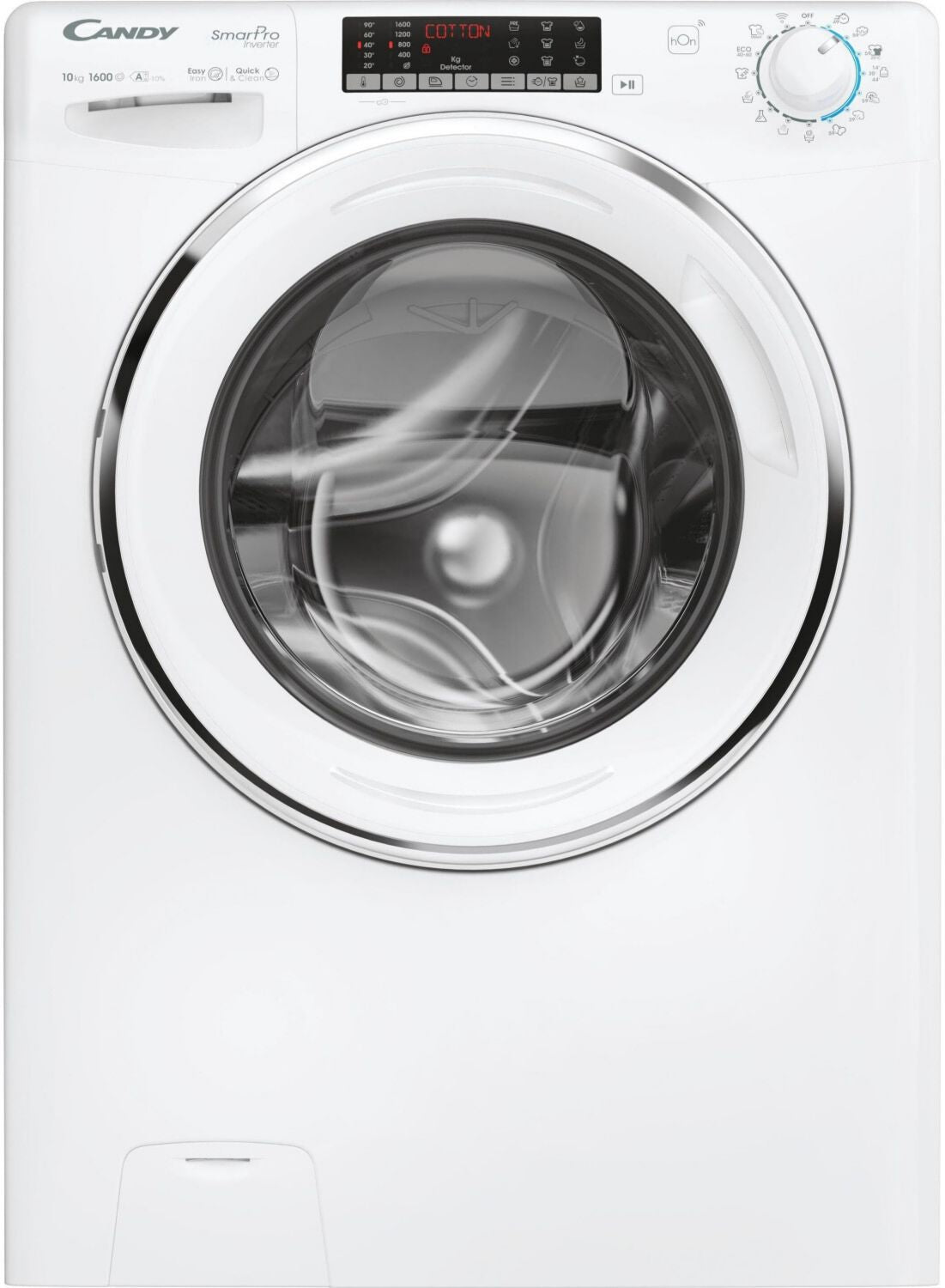 Candy CSO 6106TWMC/1-S Lave-linge 1 600 tours/min 10 kg Bluetooth Wi-Fi largeur 60 cm Départ différé Moteur Inverter Blanc profondeur 58 cm