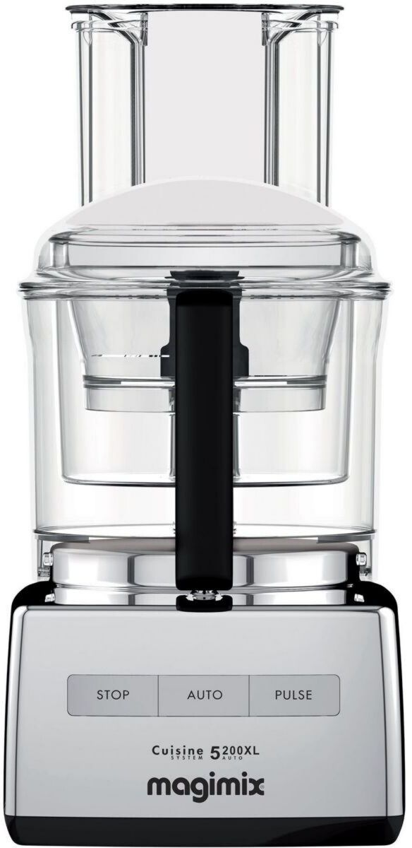 Robot de cuisine Magimix CS 5200 XL Premium chrome brillant 1 100 W Pétrir, Battre, Mixer, Couper, Râper Couvercle anti-projections