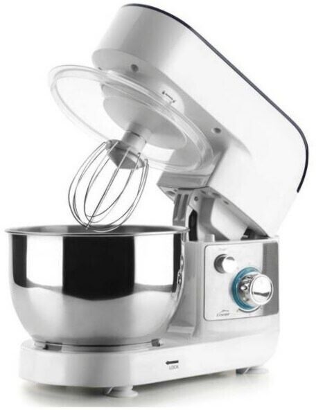 Robot de cuisine 600 W – Lacor Gourmet (69388) 4 L Touche pulse Blanc – 6 vitesses