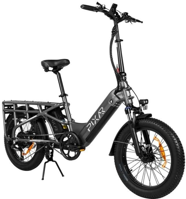 Vélos électriques SAMEBIKE 20LVXD30-II black 10 Ah 48 V Moteur roue arrière Avec porte-bagages, Avec éclairage 7 vitesse(s)