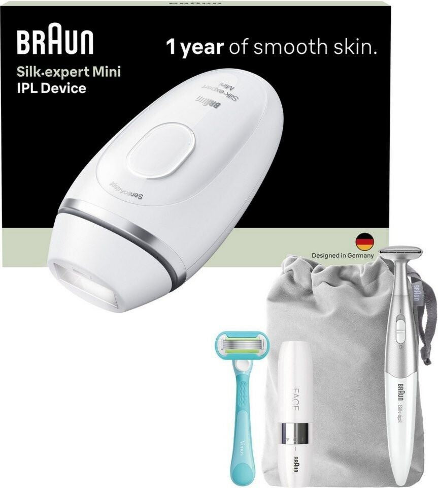 Braun Silk-expert Mini PL1115 Épilateur lumière pulsée Technologie IPL Blanc 1 pièces