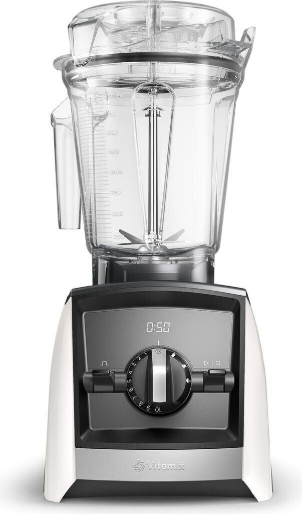 Blender Vitamix A2500i white 2 L 1 400 W largeur 20 cm 3 Minuterie, Glace pilée 2,2 CV Écran, Verre mesureur 22 000 tours/min 220 - 240 V 10 vitesses