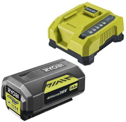 Ensemble de batteries outillage Ryobi RY36BC60A-140 36 V 6 Ah Connexion USB 1 batterie – li-Ion