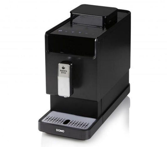 Machine à café expresso DOMO DO718K 1 470 W largeur 18 cm 160 g Broyeur à grains, Éclairage des tasses Plastique pour Café en grain hauteur 39,5 cm