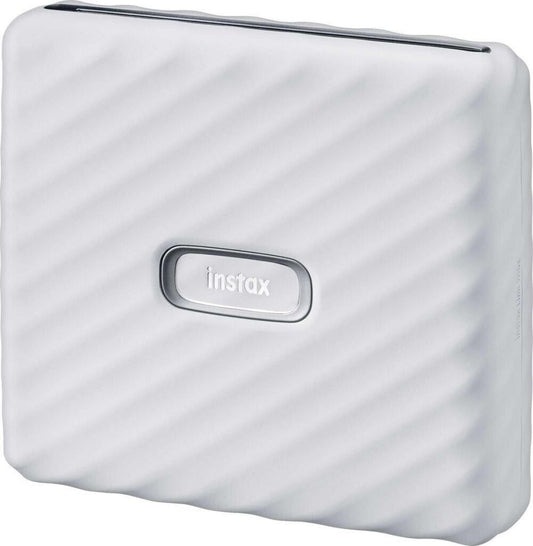 Imprimante photo instantanée largeur 139 mm Fujifilm Instax Link Wide White Bluetooth 318 x 318 dpi Batterie rechargeable Blanc hauteur 33 mm
