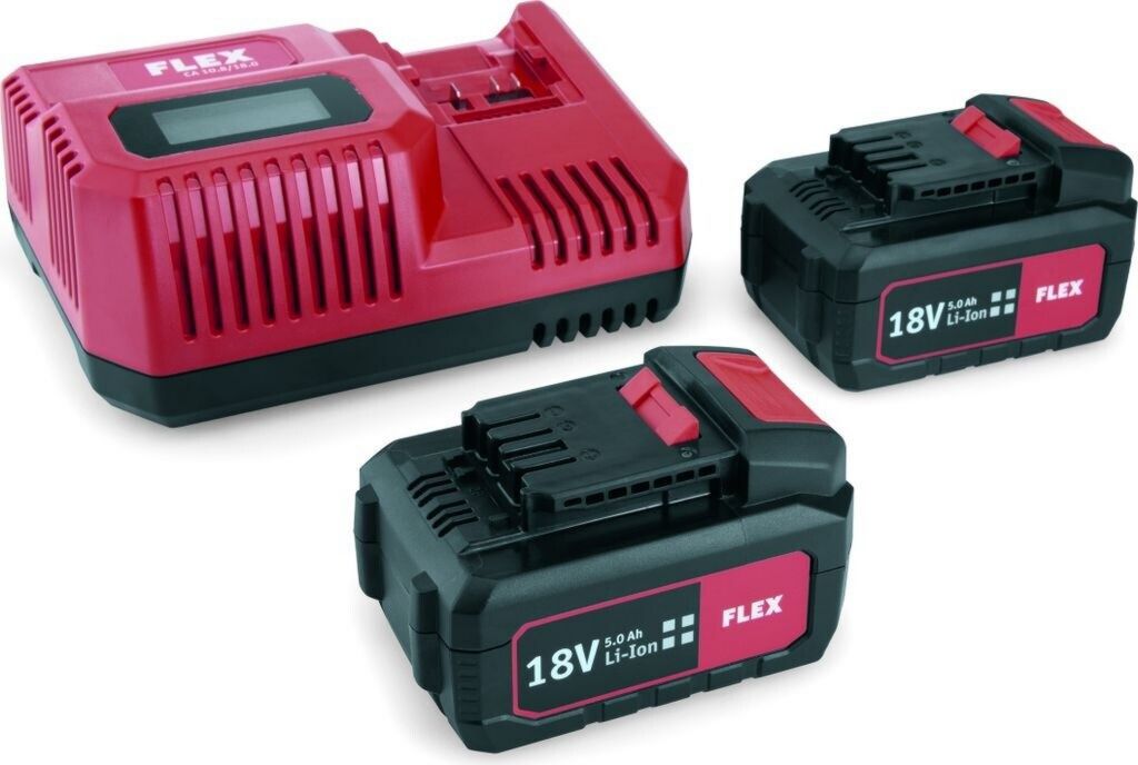 Chargeur avec piles rechargeables Flex-Tools Power 55 R P-Set (491.349) 5 Ah