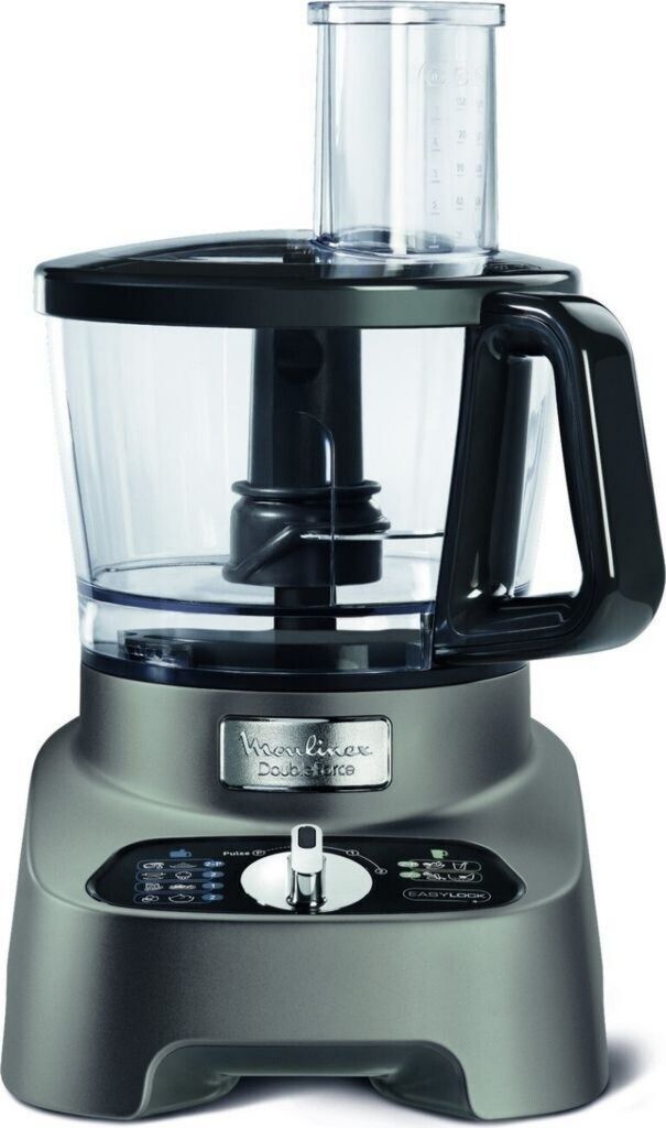 Robot de cuisine Moulinex FP825E10 3 L 1 000 W Malaxer, Mélanger, Hacher, Râper, Émulsionner 6 vitesses Gris