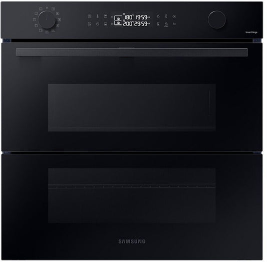 Samsung NV7B4550VAK/U1 Four électrique 76 L 23 largeur 59,6 cm Wi-Fi Grande Minuterie, Cavité divisible Écran numérique, Horloge Noir profondeur 57 cm