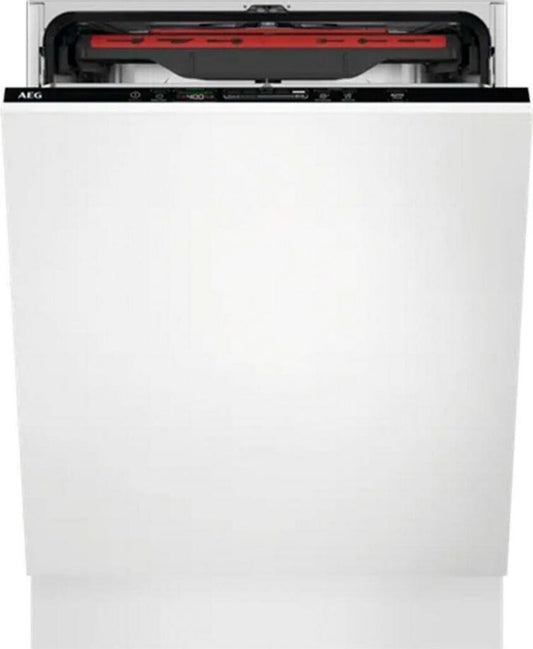 Lave-vaisselle encastrable AEG FSB64907Z largeur 60 cm Ouverture de porte automatique Électronique 44 dB hauteur 90 cm Blanc profondeur 55 cm