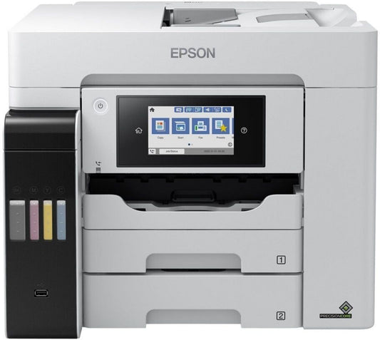 Epson EcoTank L6580 Imprimante 4 en 1 10,9 cm Wi-Fi Jet d'encre largeur 425 mm A4 Écran tactile Impression directe USB Connectable au réseau Gris