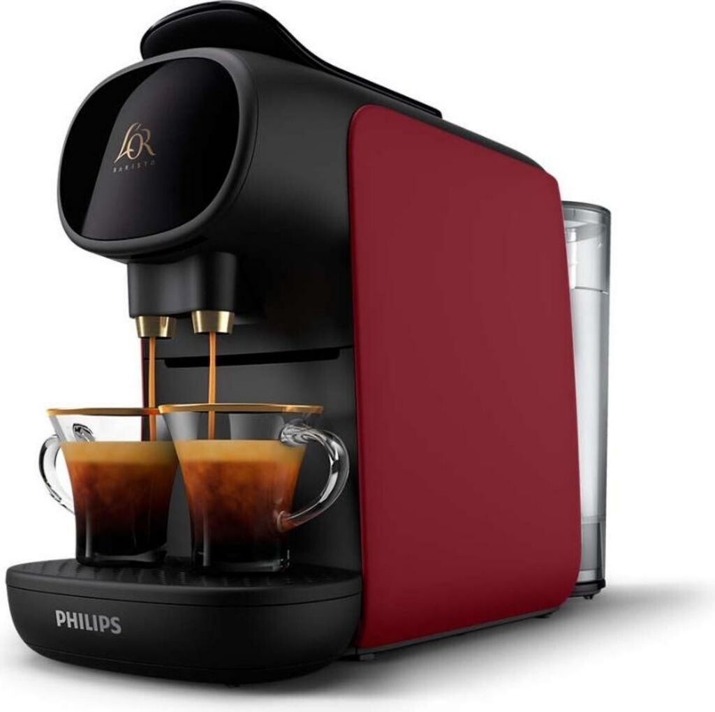 Philips L'Or Barista Sublime LM9012 LM9012/55 Machine à capsules de café 0,8 L 19 bars 1 450 W largeur 15,7 cm 220-240 V Plastique Noir, Rouge