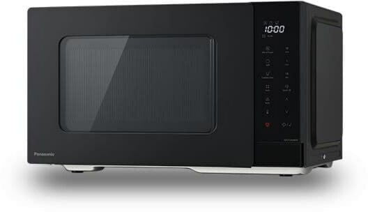 Panasonic NN-K36NBMEPG Fours à micro-ondes 24 L largeur 46,9 cm 900 W Grâtiner 5 Acier Bouton rotatif hauteur 28 cm Noir profondeur 38 cm