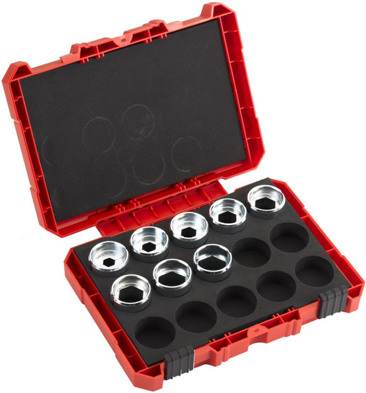 Coffret à outils en plastique – Milwaukee DIN 13 AL - 9 pièces (MLW-4932472001) Résistant, Portable