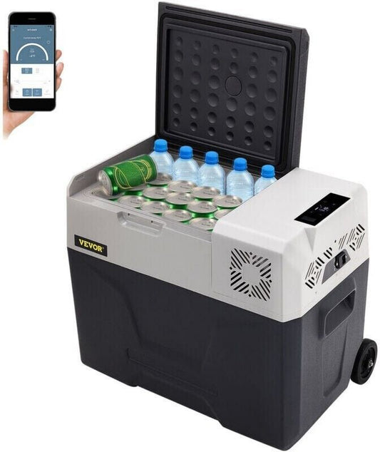 Glacière rigide VEVOR Cool Box (BX-YSSCZBXSH-XC40V2) 40 Litres Allume cigare, Secteur Affichage LED Noir