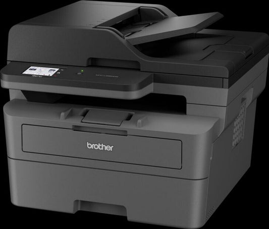 Brother MFC-L2860DW Imprimante multifonction laser noir et blanc 6,8 cm Wi-Fi largeur 410 mm A4 Écran tactile Connectable au réseau, Wi-Fi Direct Gris