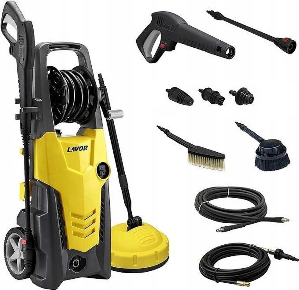 Nettoyeur haute pression électrique Lavor Planet 170 Extra 510 l/h 170 bars 2 500 W Refroidissement à air largeur 27 cm longueur 30 cm Secteur