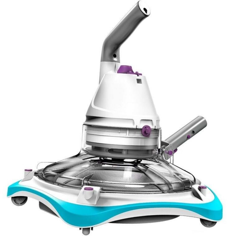 Bestway Nettoyeur de piscine manuel Kokido Telsa 80 batterie 40 min réservoir 7,2 l (EV80CBX/17/EU) Aspirateur piscine Manche télescopique
