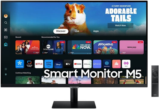 Samsung Smart Monitor M5 (DM500EUXEN) LS32DM500EUXEN Moniteur Full HD 32 pouces 1.920 x 1.080 pixels 250 cd/m² 16/9 80 cm HDR10, HDMI-CEC