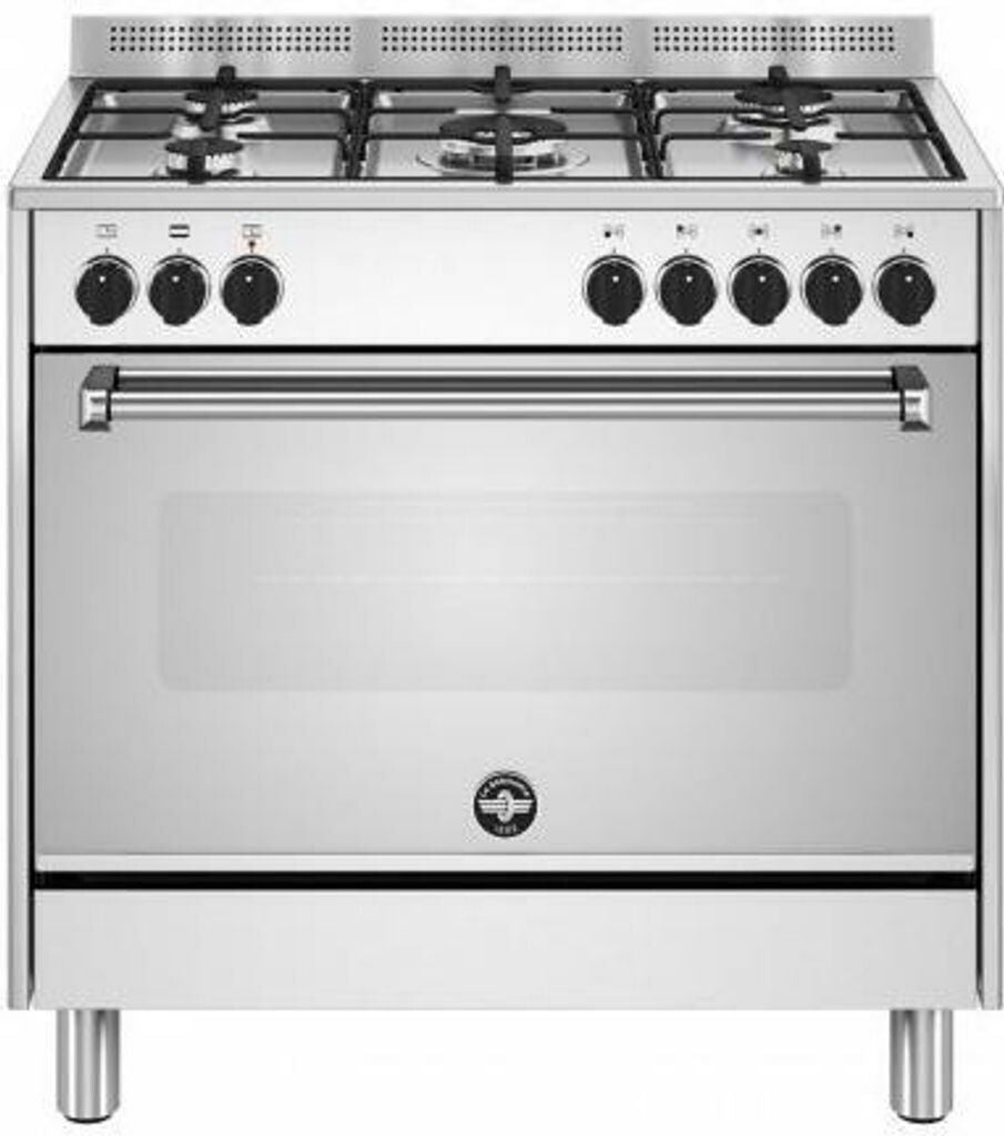 Cuisinière mixte La Germania AMN965EXV/24 117 L Multifonction, Chaleur tournante Grande largeur 60 cm 220-240 V Gris profondeur 60 cm