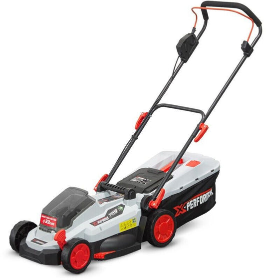 X-Performer XPTDE3320LI (sans batterie ni chargeur) Tondeuse à gazon 30 cm Sans fil – pour terrain jusqu'à 600 m²