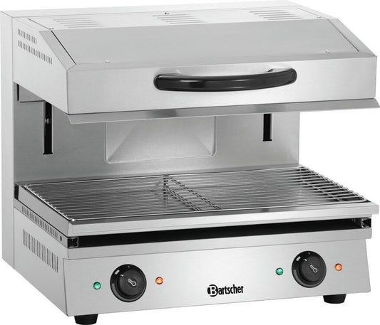Salamandre de cuisine Bartscher Lift Salamander 600-2Z 4 000 W Électrique Gril de rôtissage Plastique Inox