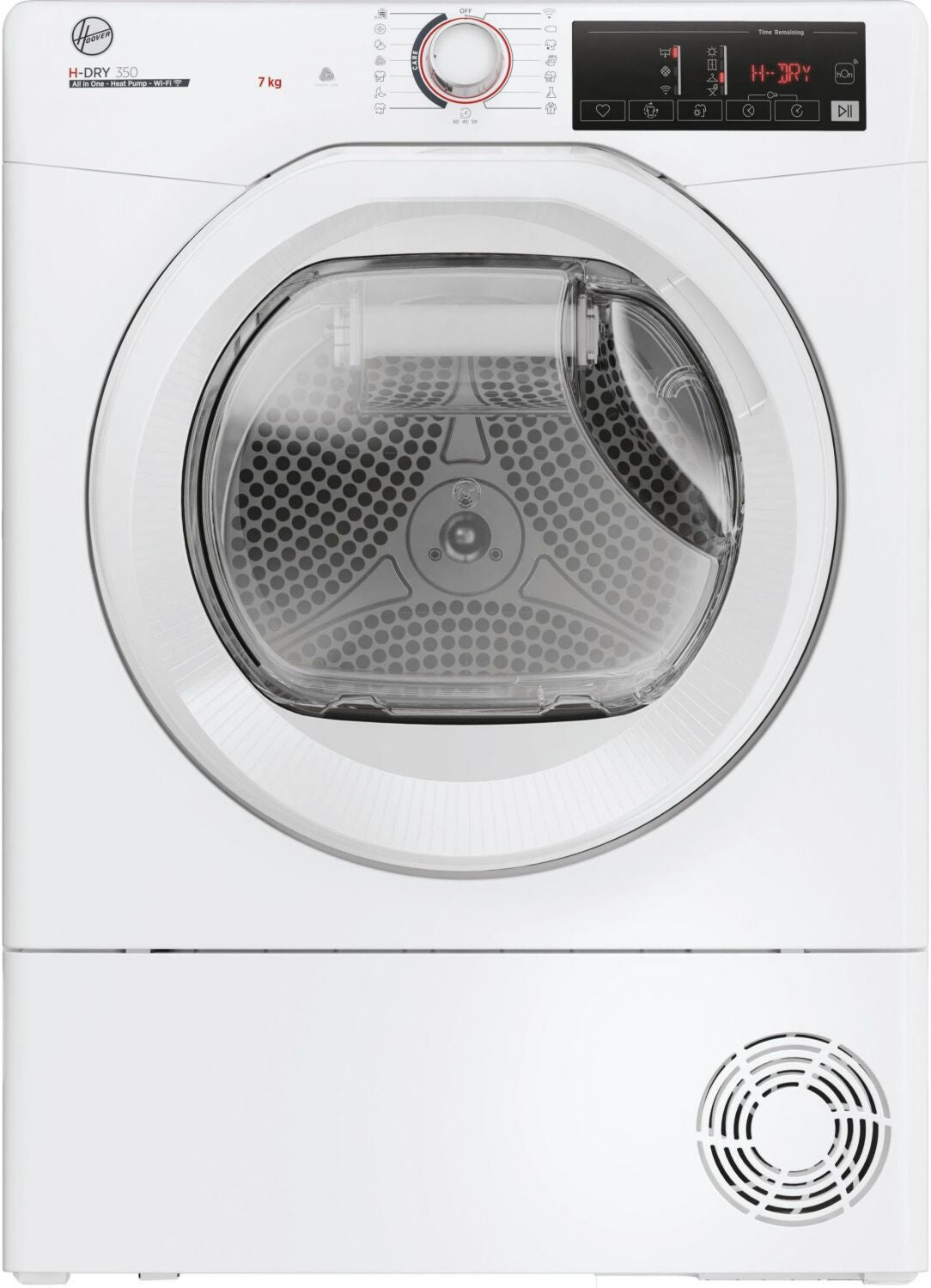 Sèche-linge Hoover HR4 H7A2TE-S 7 kg Bluetooth Wi-Fi Signal de fin de cycle, Réglage fin de la durée de séchage largeur 59,6 cm Frontal 67 dB Blanc