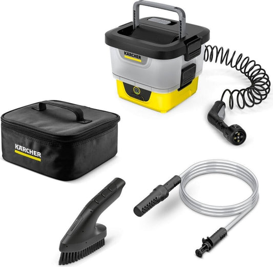 Kärcher Mobile Outdoor Cleaner OC 4 + Adventure (1.599-351.0) Nettoyeur haute pression électrique 10,8 V 120 l/h 7 bars 8 L 50 W largeur 29,1 cm