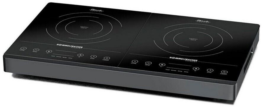 Réchauds de cuisine Rommelsbacher CT 3402/IN Affichage LED 3 400 W Détection de casseroles, Minuterie Surface vitrocéramique Commandes sensitives Noir