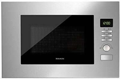 Taurus CT4000P3SSD801 Fours à micro-ondes 20 L 700 W Grâtiner Minuterie 6 Gris, Blanc Acier Bouton rotatif