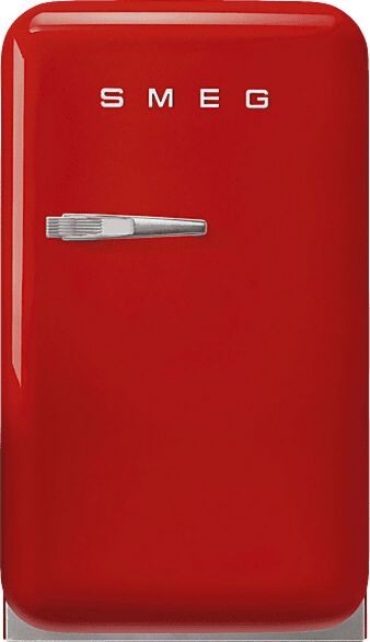 Smeg FAB5 6 FAB5RPK6 Réfrigérateur 34 L largeur 40,4 cm Froid statique 1 porte Dégivrage automatique du réfrigérateur Acier 220V-240V 36 dB Rose LED