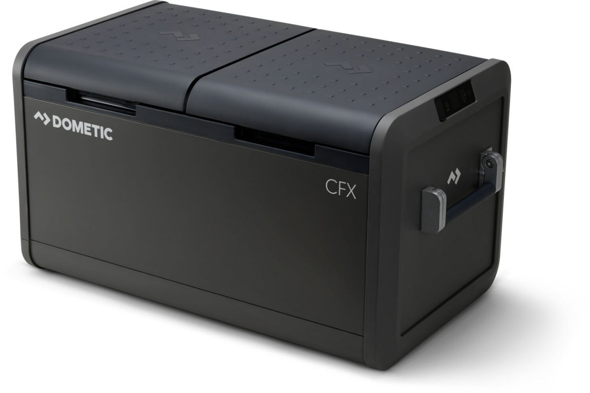 Glacière rigide Dometic CFX5 75DZ 75 Litres Secteur, Allume cigare Bluetooth Wi-Fi Port USB, Poignée de transport Noir