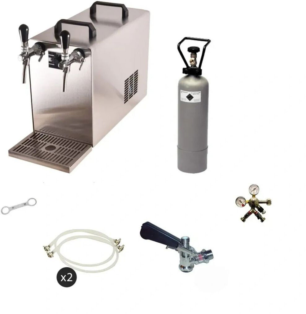 Pompe à bière ich-zapfe NEW-99933 5 L Noir, Argent
