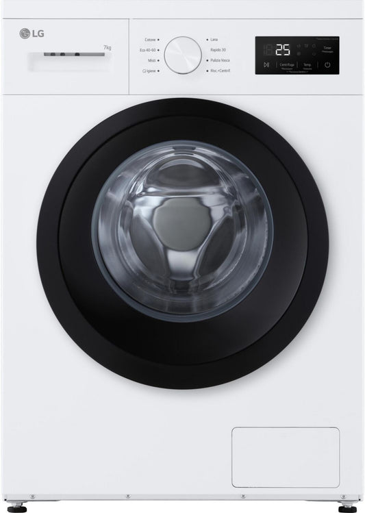 LG F4NA10S7NWK Lave-linge 7 kg 1 400 tours/min Signal de fin de programme largeur 60 cm profondeur 47 cm Blanc hauteur 85 cm