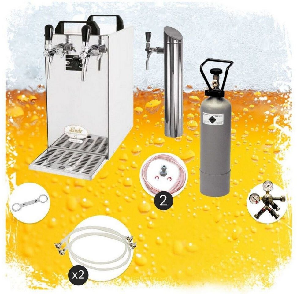 Pompe à bière ich-zapfe NEW-3629 50 L 421 W Acier inoxydable 230 V Argent