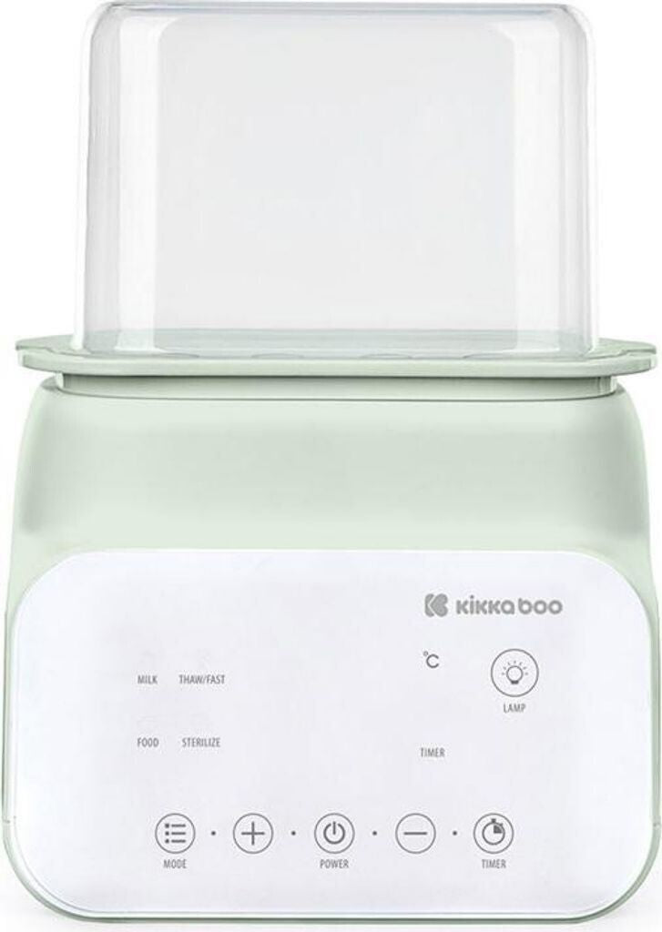 KIKKABOO Chauffe-biberon handy 4in1 Chauffe petit pot Veilleuse, Minuteur Réchauffage, Décongélation
