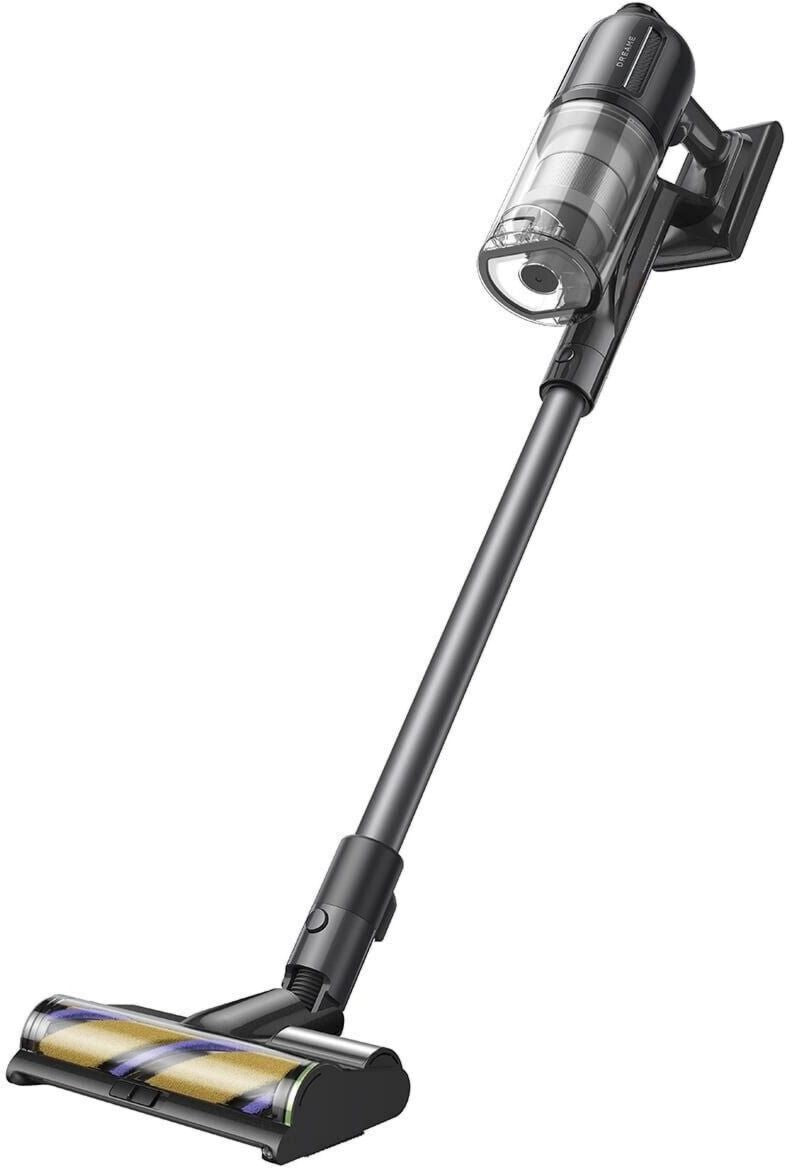 Aspirateur balai filtration HEPA Dreame VRV57F pour Sols durs/carrelage, Moquette/tapis Batterie Noir