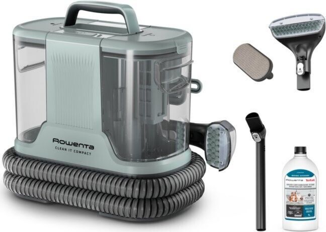Rowenta Clean It Compact #2879130 Shampouineuse réservoir 1,4 L 400 W Secteur / 240V Vert