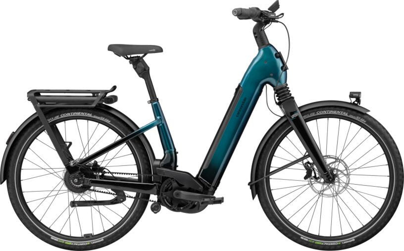 Vélos électriques 36 V Cannondale Mavaro 1 Low Step-Thru 2025 250 W StVZO (législation allemande sur les licences routières) Moteur pédalier Aluminium