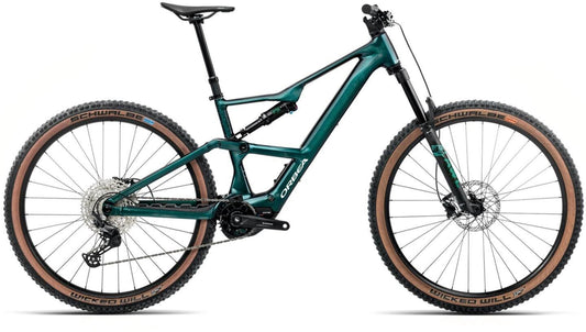 Vélos électriques Orbea Rise SL H30 2026 Escape Greenplash Ice Green (Gloss) 15 Ah 36 V 250 W pour All Mountain, Trail Moteur pédalier 12 vitesse(s)