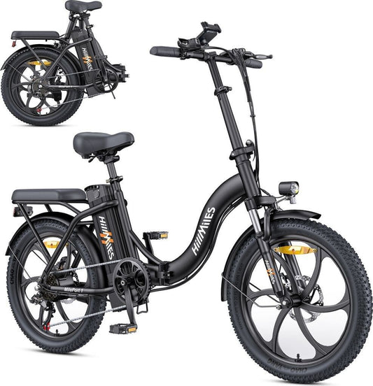 Vélos électriques 36 V HillMiles MilePort 20 Inch 13Ah 7-Speed Black 250 W 7 vitesse(s) – roues de 20 pouces – jusqu'à 25 km/h