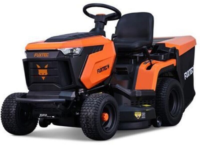 Tondeuse à gazon FUXTEC FX-RMT92A 120 V 92 cm réservoir 8,5 L 9 200 W 12,512 CV Réglage centralisé de la hauteur de coupe, Bac de remplissage Mulching