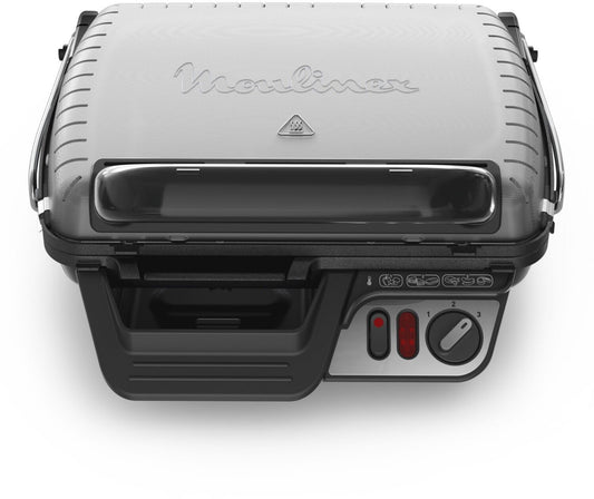 Barbecue 2 000 W – Moulinex GI3060 De 2 à 3 personnes Gris Rectangulaire – électrique