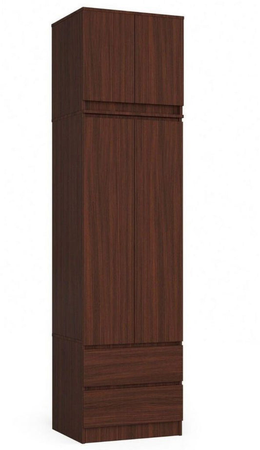 Armoire à porte battante Marron Akord Furniture Factory STAR S60 60x51x234cm Contemporain