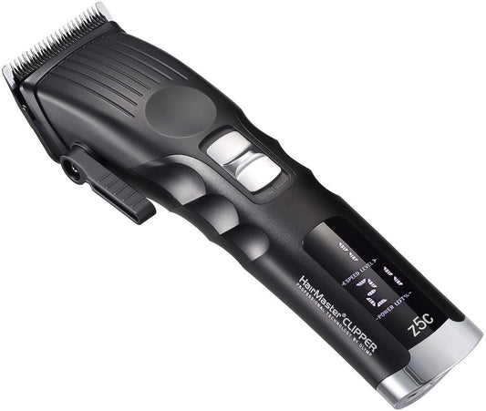 Tondeuse cheveux professionnelle Olymp HairMaster Clipper z5c Mémoire, Charge rapide Noir, Argenté, Gris