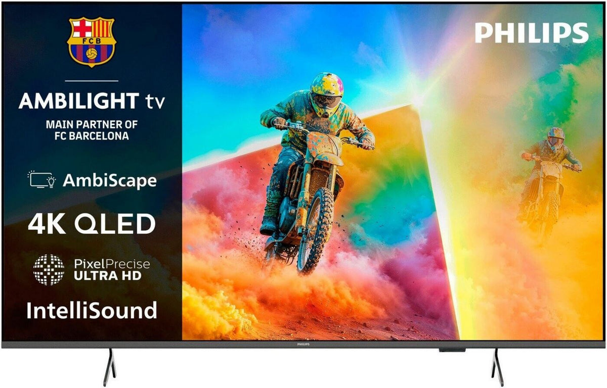 Philips PQS8501 43PQS8501 Téléviseur 43 pouces 3.840 x 2.160 pixels 108 cm Bluetooth Wi-Fi Petite (<15 m²) VRR, ALLM Smart TV